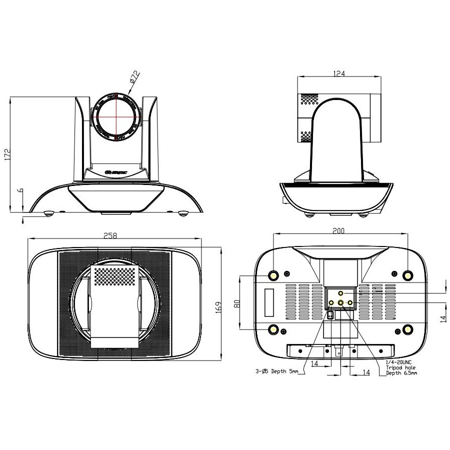 PTZ ������ Minrray UV950A-12-U3