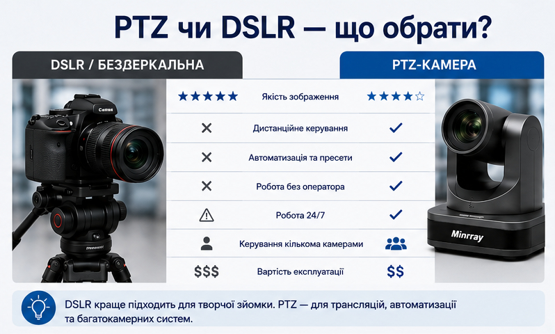 PTZ камера Minrray